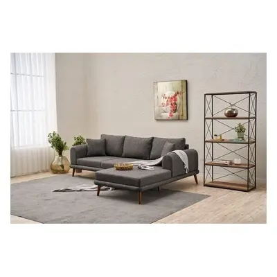 Atelier del Sofa Corner Sofa Seren Right - Anthracite Anthracite