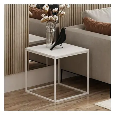 Hanah Home Side Table Basak - White White