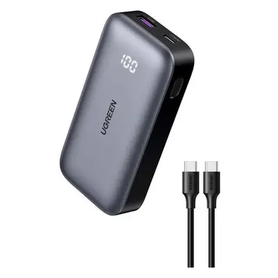 UGREEN Nexode Powerbanka 10000 mAh (PD) 30W šedá