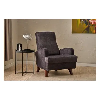 Atelier del Sofa Wing Chair Kana - Anthracite Anthracite