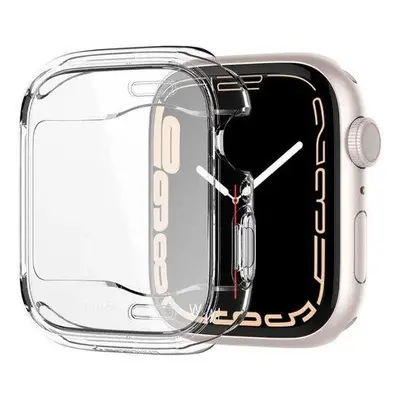 Spigen kryt Ultra Hybrid pre Apple Watch 7/8/9 45mm - Crystal Clear