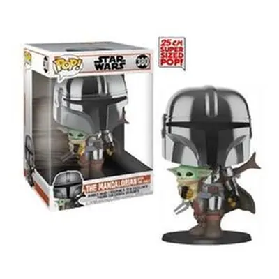 Funko POP! #380 TV: SW The Mandalorian - The Mandalorian Holding the Child 25 cm