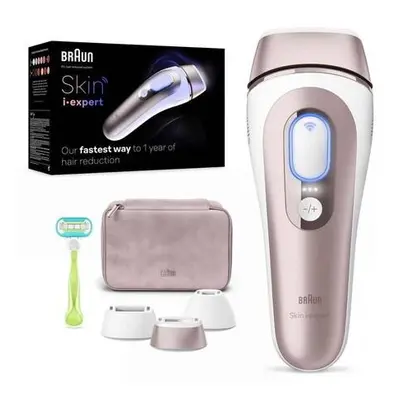 Braun Skin i·expert PL7253 IPL epilátor, 2 režimy, nástavce, UV filtr, obličej, intimní partie, 