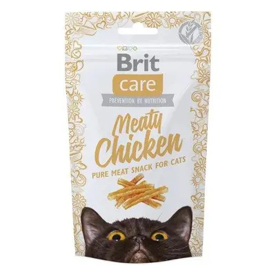 Brit Care Cat Snack Meaty Chicken 50g (EU) pamlsky pro kočky