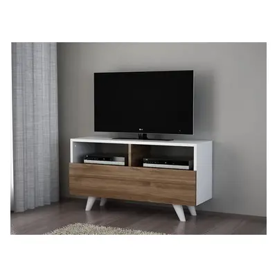 Hanah Home TV Stand Novella K3 - White, Walnut