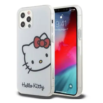 Hello Kitty IML Head Logo Zadní Kryt pro iPhone 12/12 Pro White