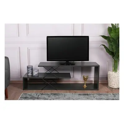 Hanah Home TV Stand Zigzag - Anthracite Anthracite