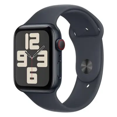 Apple Watch SE GPS + Cellular 44mm Midnight Aluminium Case with Midnight Sport Band - M/L