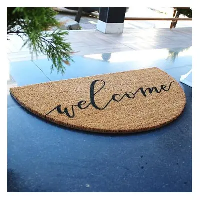 Aberto Design Coco Doormat Welcome BrownBlack