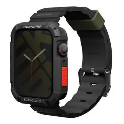 SKINARMA Shokku řemínek Apple Watch 45/44/42 mm černý