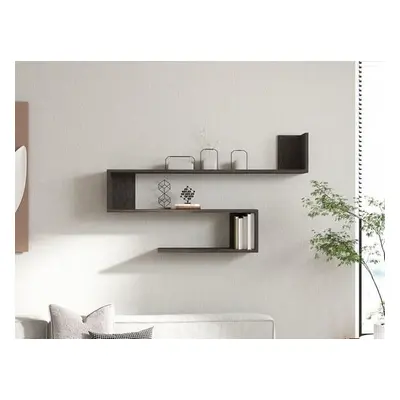 Hanah Home Wall Shelf Penne - Anthracite Anthracite