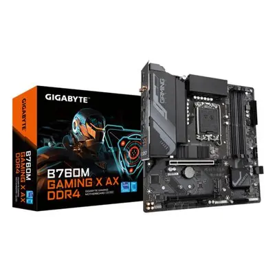 GIGABYTE B760M GAMING X AX DDR4 / Intel B760 / LGA1700 / 4x DDR4 / 2x M.2 / DP / HDMI / WiFi / 