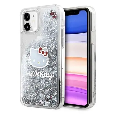 Hello Kitty Liquid Glitter Electroplating Head Logo Zadní Kryt pro iPhone 11 Transparent