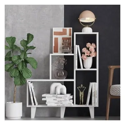 Hanah Home Bookshelf Nisa - White White