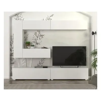 Hanah Home TV Unit Gizmo - White White