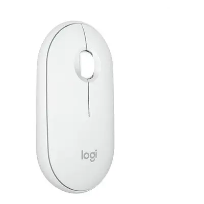 Logitech Wireless Pebble mouse 2, M350s, bílá, 910-007013