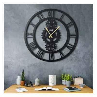 Wallity Decorative Metal Wall Clock Gear XL