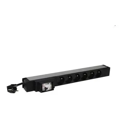 Legrand napájecí blok PDU do racku 6x 230V s proudovou ochranou 1U