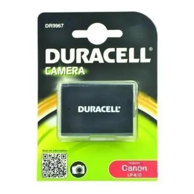 DURACELL Baterie - DR9967 pro Canon LP-E10, černá/bílá, 1020 mAh, 7.4 V