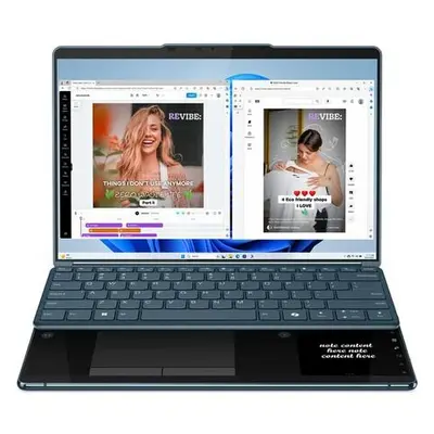 Lenovo YOGA BOOK 9 13IRU8 Ultra 7 155U/32GB/SSD 1TB/2x 13,3"/OLED/touch/400nitů/PERO/BT KBRD/B&