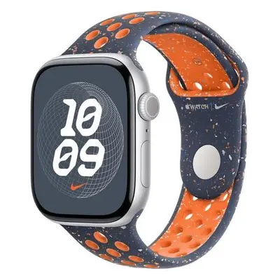 Apple Watch 49/46/45/44mm Blue Flame sportovní řemínek Nike M/L