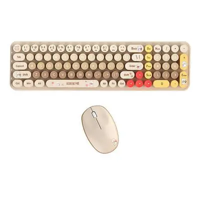 MOFI Baby Bear Wireless Keyboard + Mouse Set (beige),