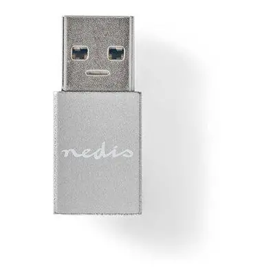 Nedis CCGB60925GY - USB-C Adaptér| USB 3.2 Gen 1 | USB-A Zástrčka | USB-C Zásuvka | 5 Gbps | Kul