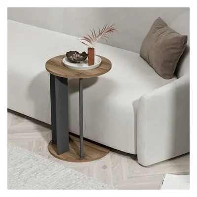 Hanah Home Side Table Ema - Walnut, Anthracite