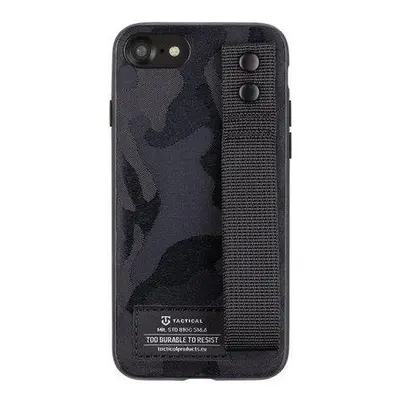 Tactical Camo Troop Drag Strap Kryt pro Apple iPhone 7/8/SE2020/SE2022 černý