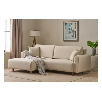 Atelier del Sofa Corner Sofa-Bed Mane Left - Cream Cream