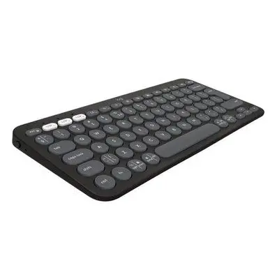 Logitech Pebble Keys 2 K380s, US, bezdrátová klávesnice, grafitová, 920-011851