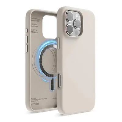 Elago kryt Silicone Case Magsafe pre iPhone 16 Pro Max - Stone