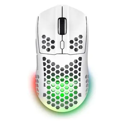 TRUST bezdrátová myš GXT 929W Helox Lightweight, RGB, Bílá, 25390