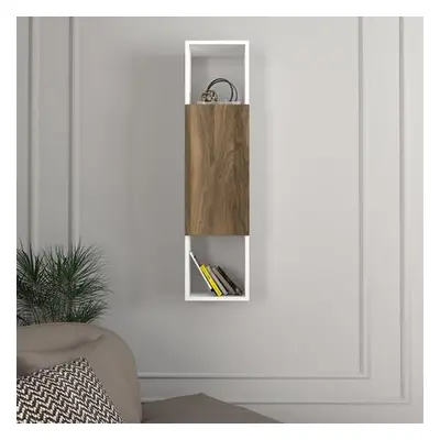 Hanah Home Wall Shelf Novella K4 - White, Walnut