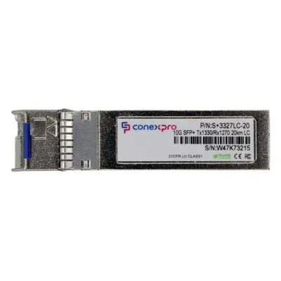 Conexpro 10G SFP+ optický modul, WDM/BiDi, SM, Tx1330/Rx1270nm, 20km, 1x LC, DDM, S+3327LC-20