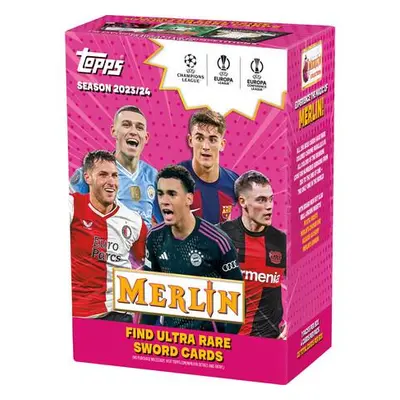 Fotbalové karty Topps 2023-24 Merlin UEFA Club Competitions Blaster Box (Exclusive)