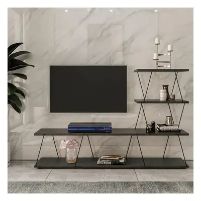 Hanah Home TV Stand Ilgaz - Anthracite Anthracite