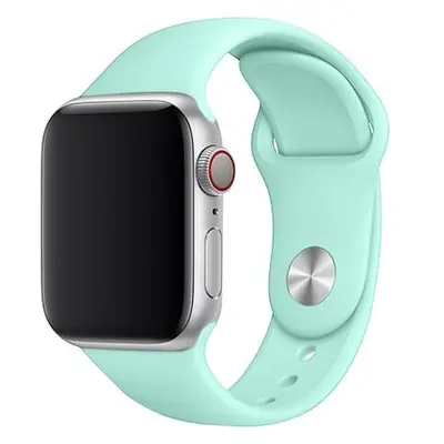 Set silikonových řemínků FIXED Silicone Strap pro Apple Watch 42/44/45/49mm, sytě zelený