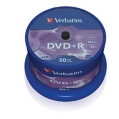 VERBATIM DVD+R 4,7GB/ 16x/ 50pack/ spindle, 43550