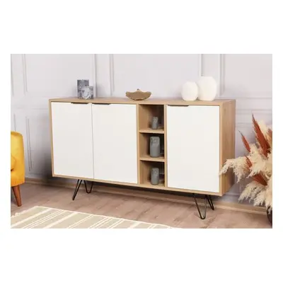 Hanah Home Console Clara Console - Oak, White