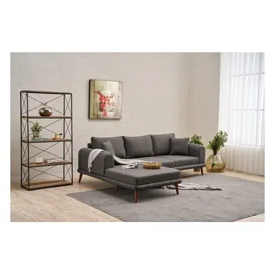 Atelier del Sofa Corner Sofa Seren Left - Anthracite Anthracite