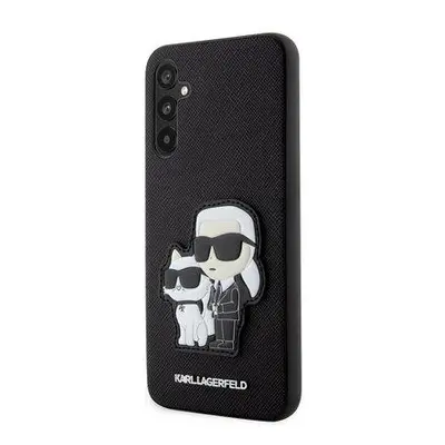 Karl Lagerfeld PU Saffiano Karl and Choupette NFT Zadní Kryt pro Samsung Galaxy A54 5G Black