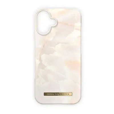 iDeal Fashion Case MagSafe iPhone 16 Rose Pearl Marble