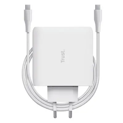 Trust Maxo 100W USB-C nabíjecí adaptér + 2m USB-C kabel, bílý