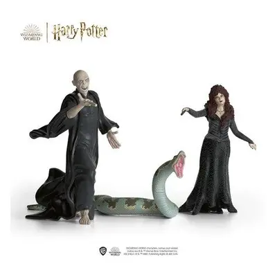 Hračka Schleich Harry Potter - Lord Voldemort, Nagini a Bellatrix Lestrangeová