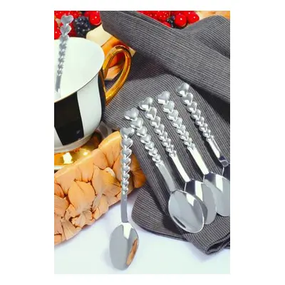 Hermia Spoon Set (12 Pieces) Ozd - yeni - kalp - cay