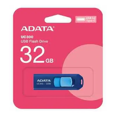 ADATA Flash Disk 32GB UC300, USB-C 3.2, modrá, ACHO-UC300-32G-RNB/BU