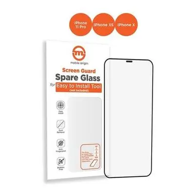 Mobile Origin Orange Screen Guard náhradní 2,5D ochranné sklo iPhone 11 Pro/XS/X