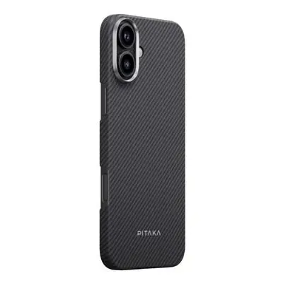 Pitaka MagEZ Case 5 MagSafe kryt iPhone 16 Black/Grey Twill