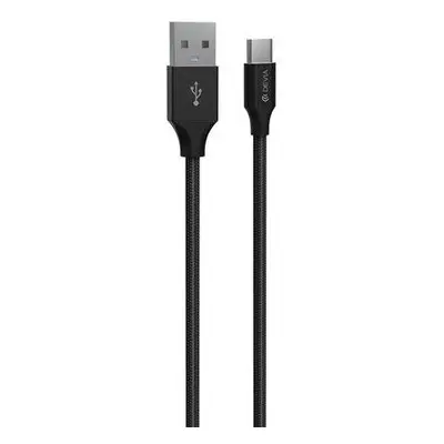 Devia kábel USB-A to USB-C Gracious Woven Cable 2m - Black